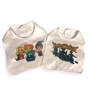 Hocus Pocus Bib Set - Handmade